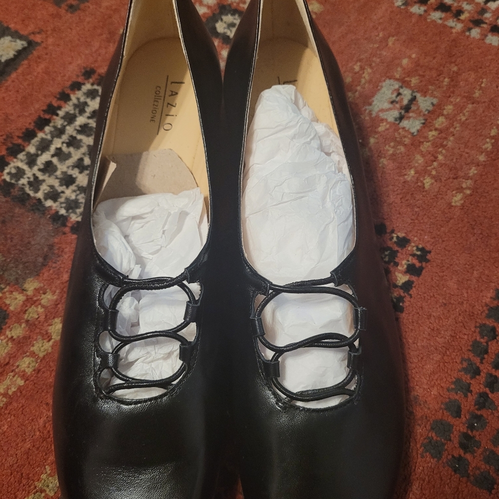 Black glove leather Lazio collezione New size 12